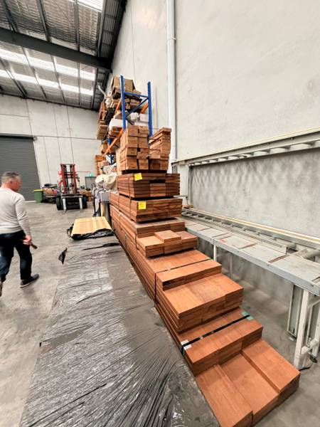 Merbau / Kwila stair timber 240 × 45mm select grade kiln dried