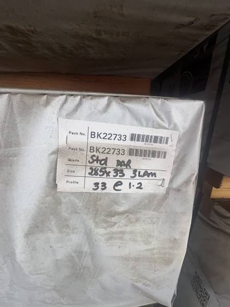 Aus Oak STD 285x33 @1.2 3Lam — Tasmanian oak