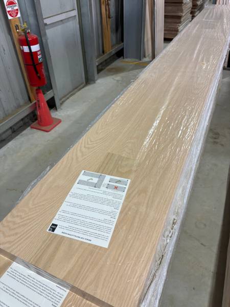 Glacial oak furniture timber 360 × 43mm select — 1