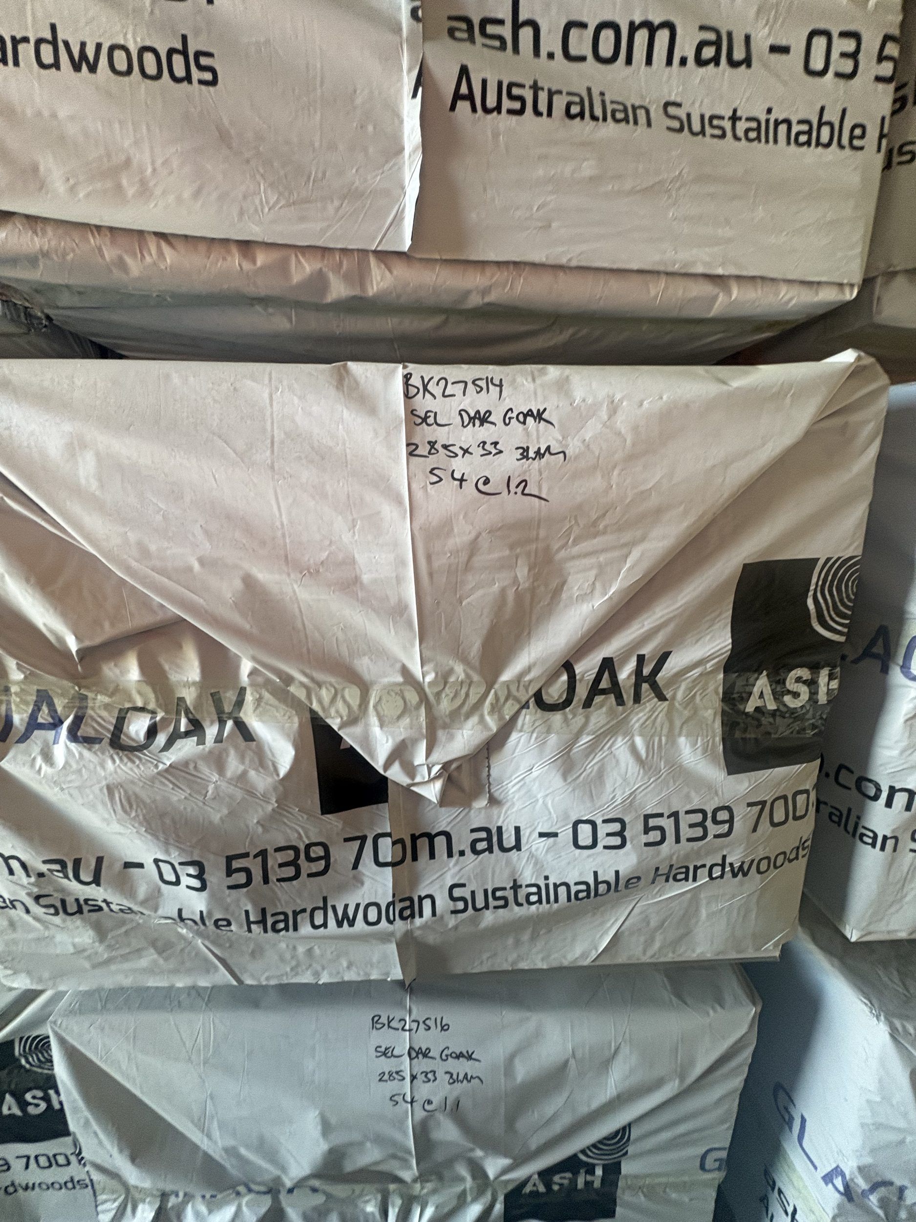 Glacial Oak Sel 285x33 @1.2 3Lam — Tasmanian oak